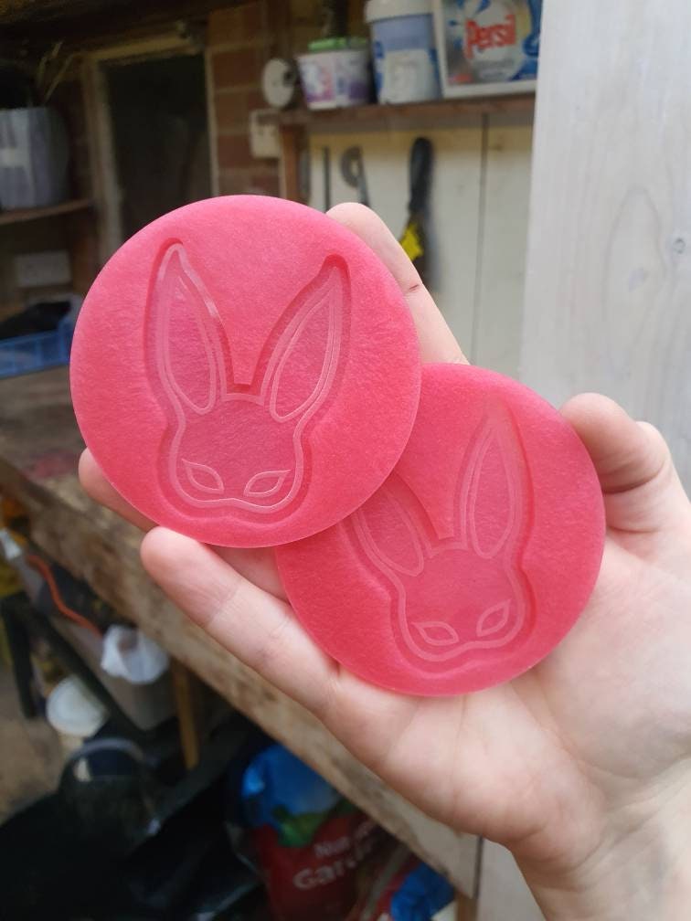 2.5 inch Bunny Mask Silicone Moulds