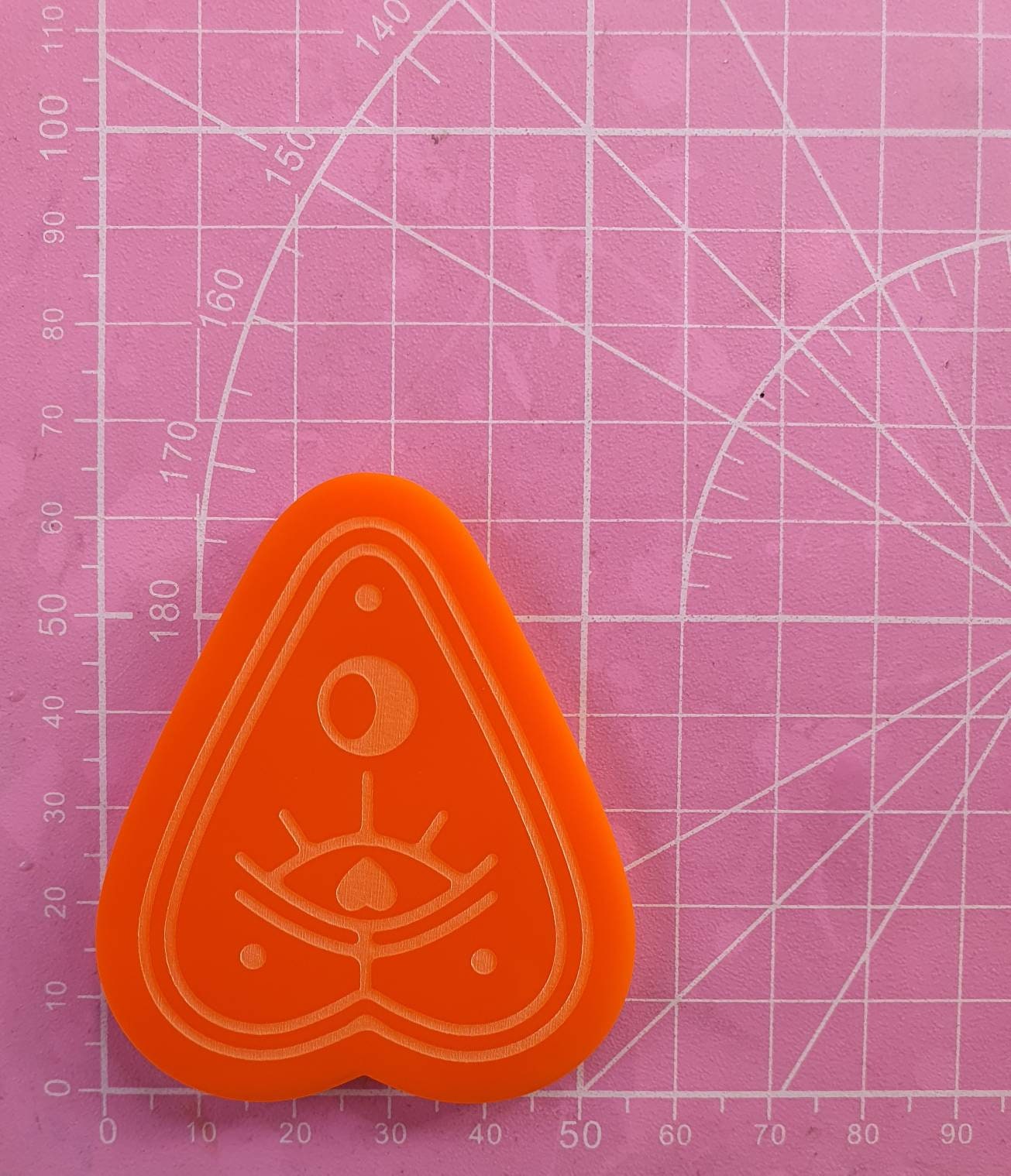 2.5 inch Eye Planchette Silicone Mould