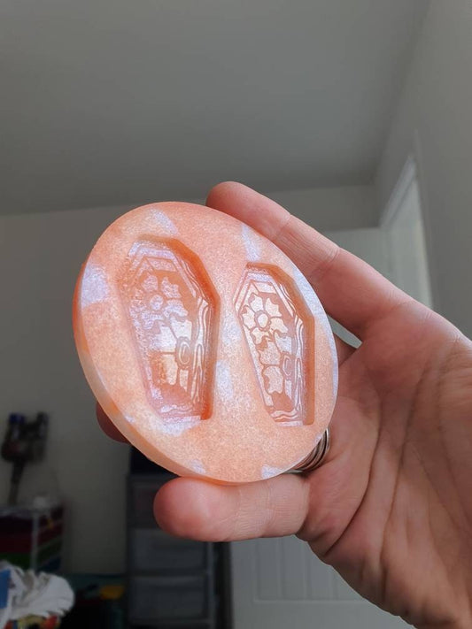 2 inch Flower Coffins Silicone Mould