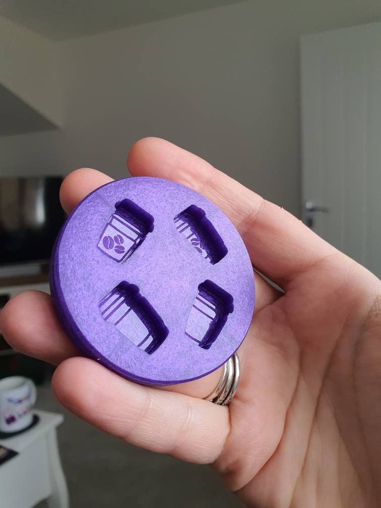 0.75 inch Coffee Cups Silicone Mould