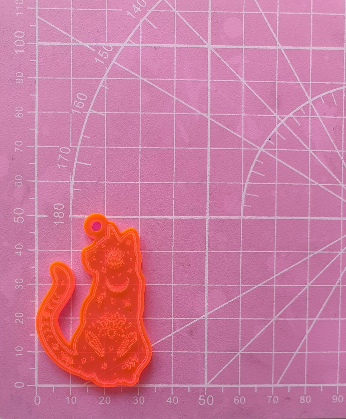 2 inch Mystical Kitties Silicone Mould