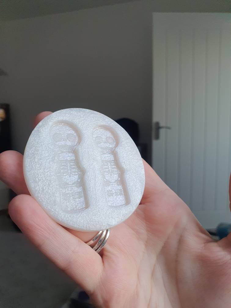 2 inch Skele-Gro Skeleton Bottles Silicone Mould