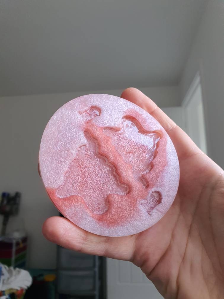 2 inch Spooky Ghosts Silicone Mould