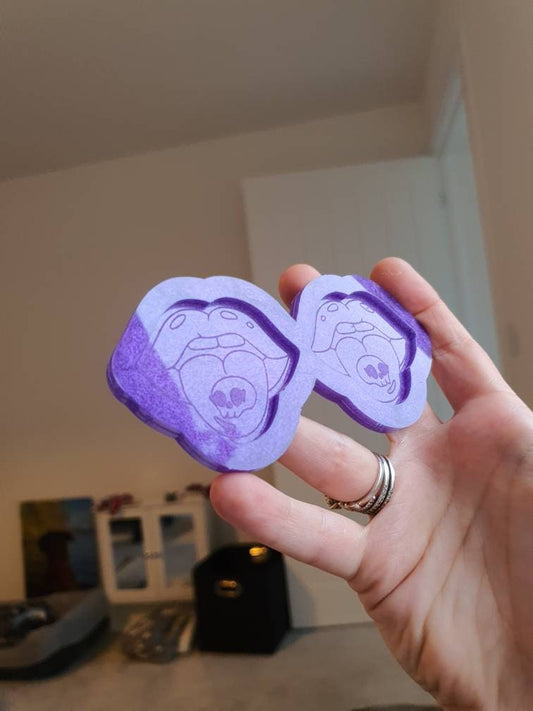 2 inch Skull Tongues Silicone Mould