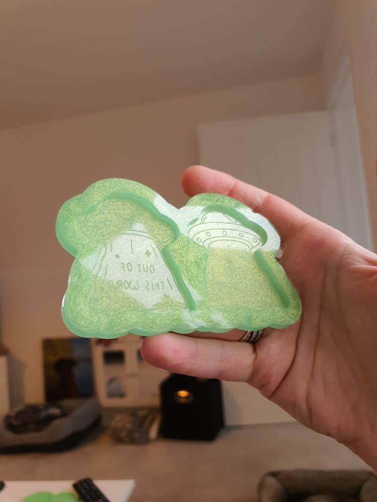 2 inch Out Of This World UFOs Silicone Mould