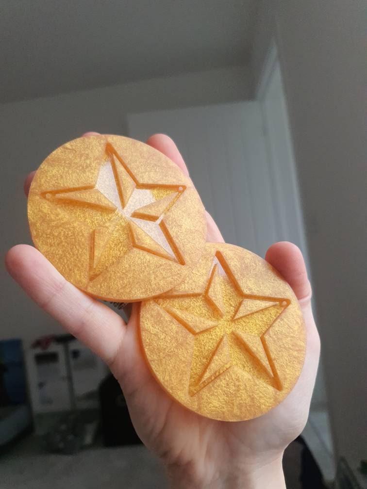 2.6 inch Nautical Star Silicone Moulds