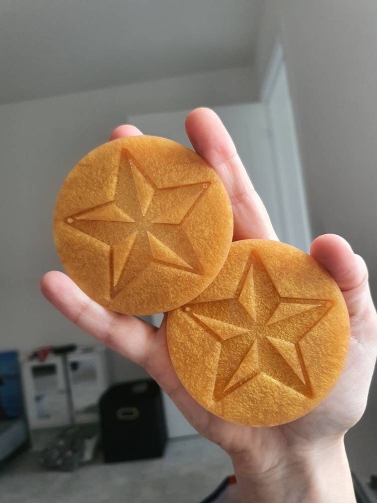 2.6 inch Nautical Star Silicone Moulds