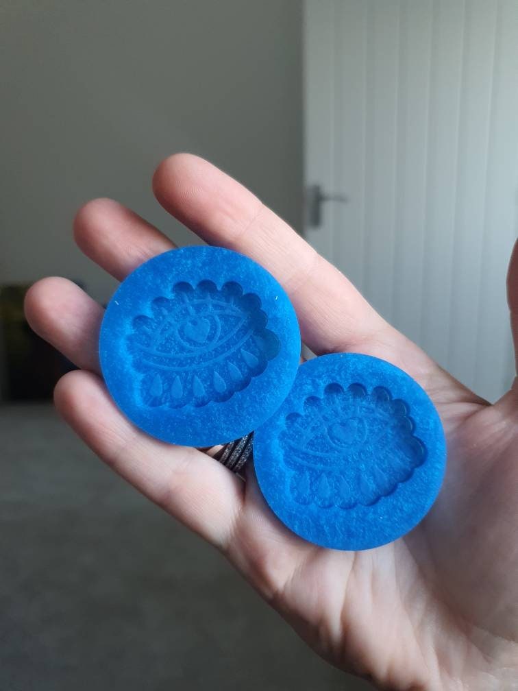 1.5 inch Crying Eyes Silicone Mould