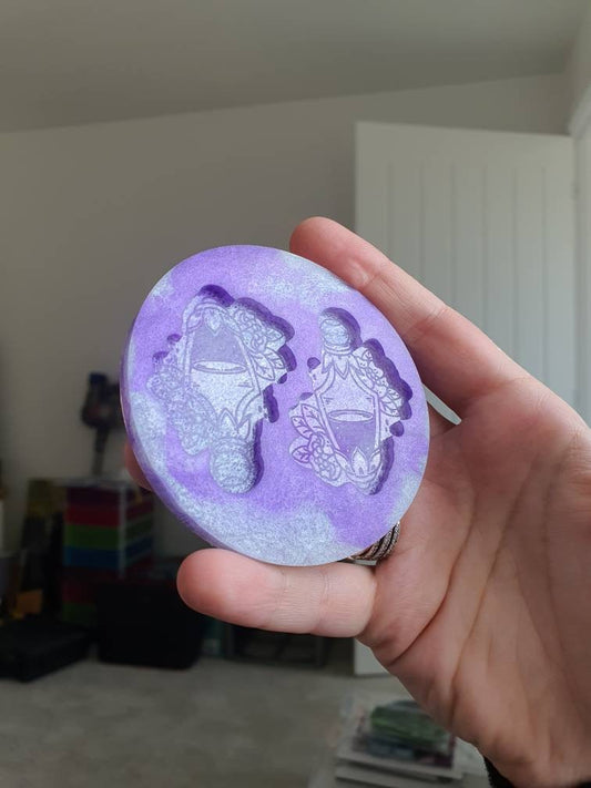 2 inch Floral Potion Silicone Mould