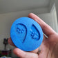1.5 inch Dog Paw Teardrop Earrings Silicone Mould