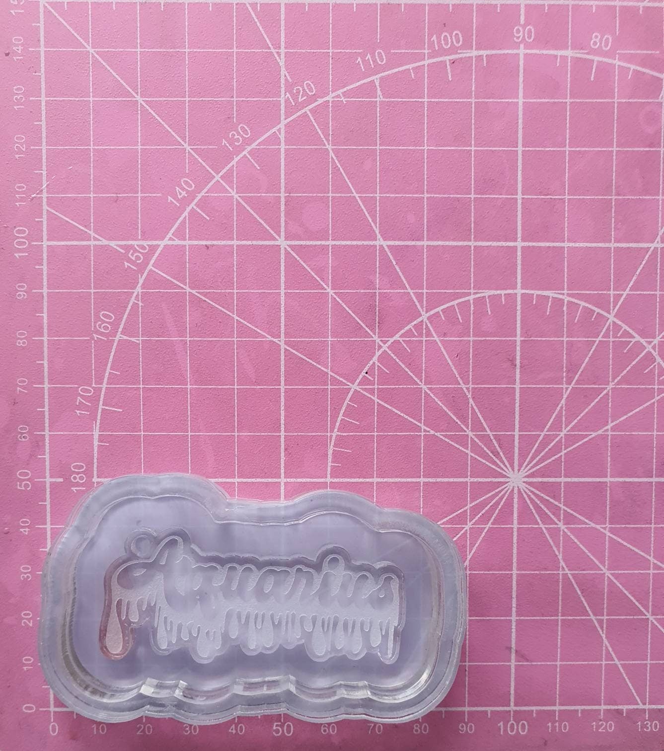 Dripping Aquarius Keyring Silicone Mould