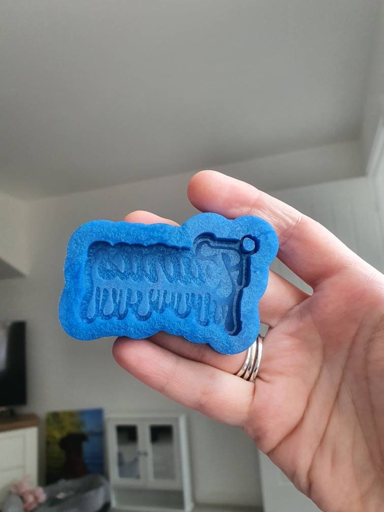 Dripping Taurus Keyring Silicone Mould