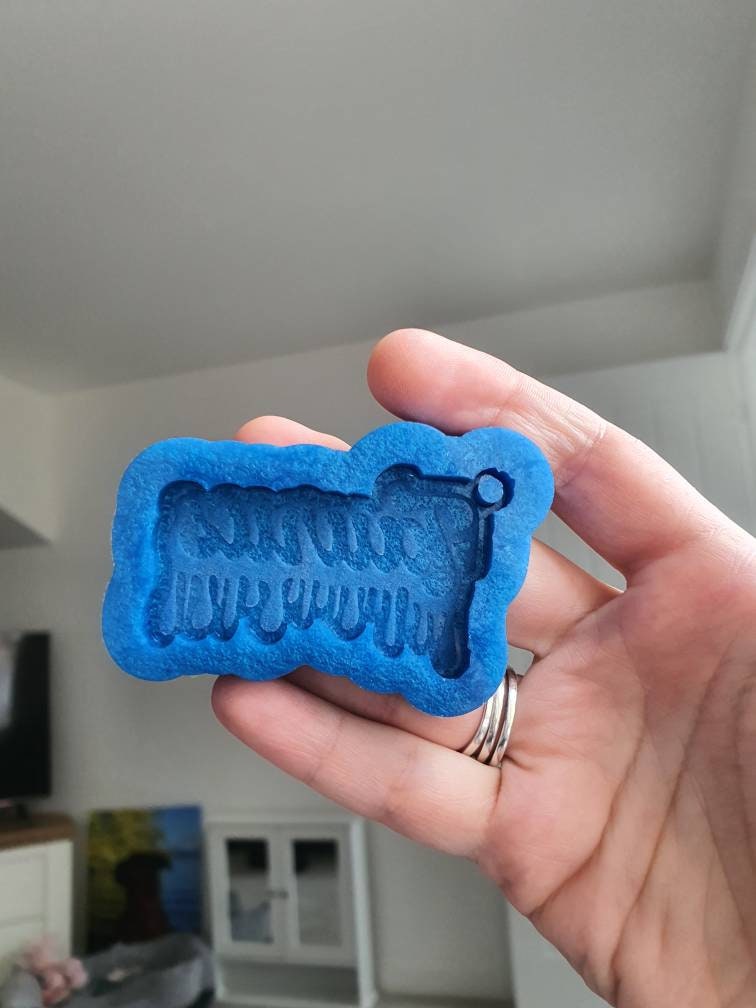 Dripping Taurus Keyring Silicone Mould