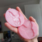 2.5 inch Mrs Bunny Skull Silicone Moulds
