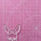 2.5 inch Mrs Bunny Skull Silicone Moulds