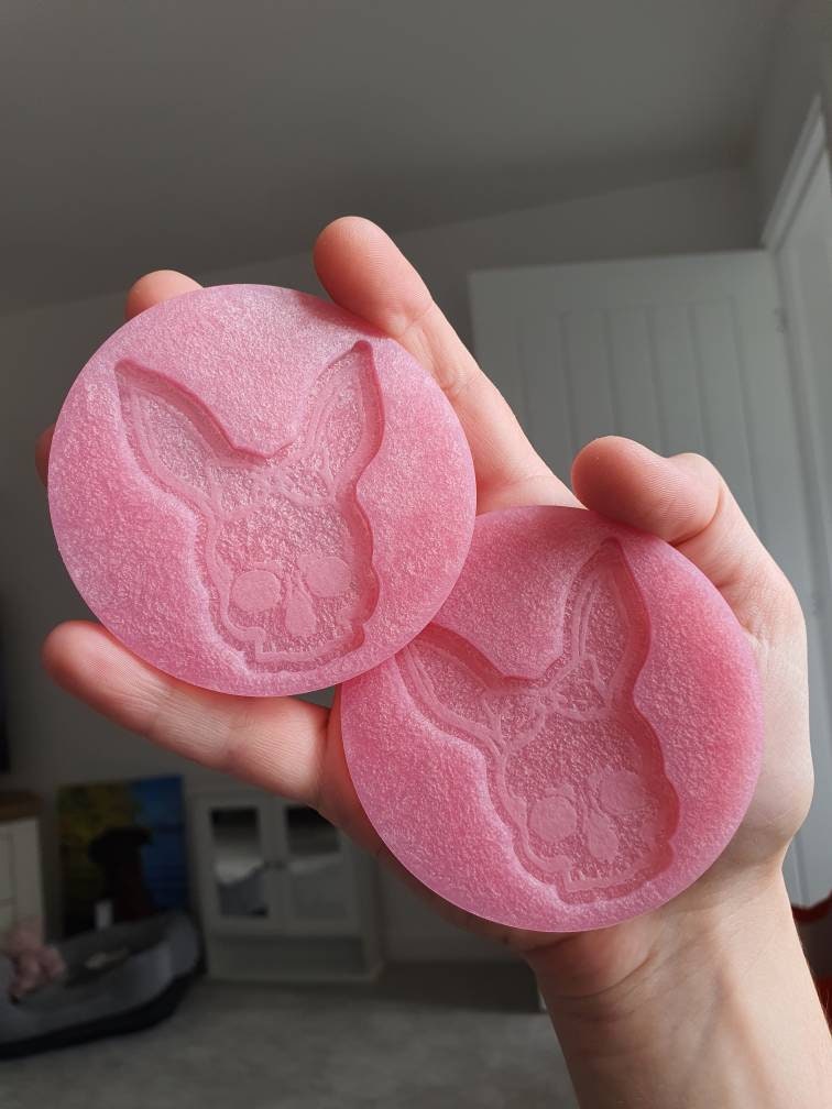 2.5 inch Mrs Bunny Skull Silicone Moulds