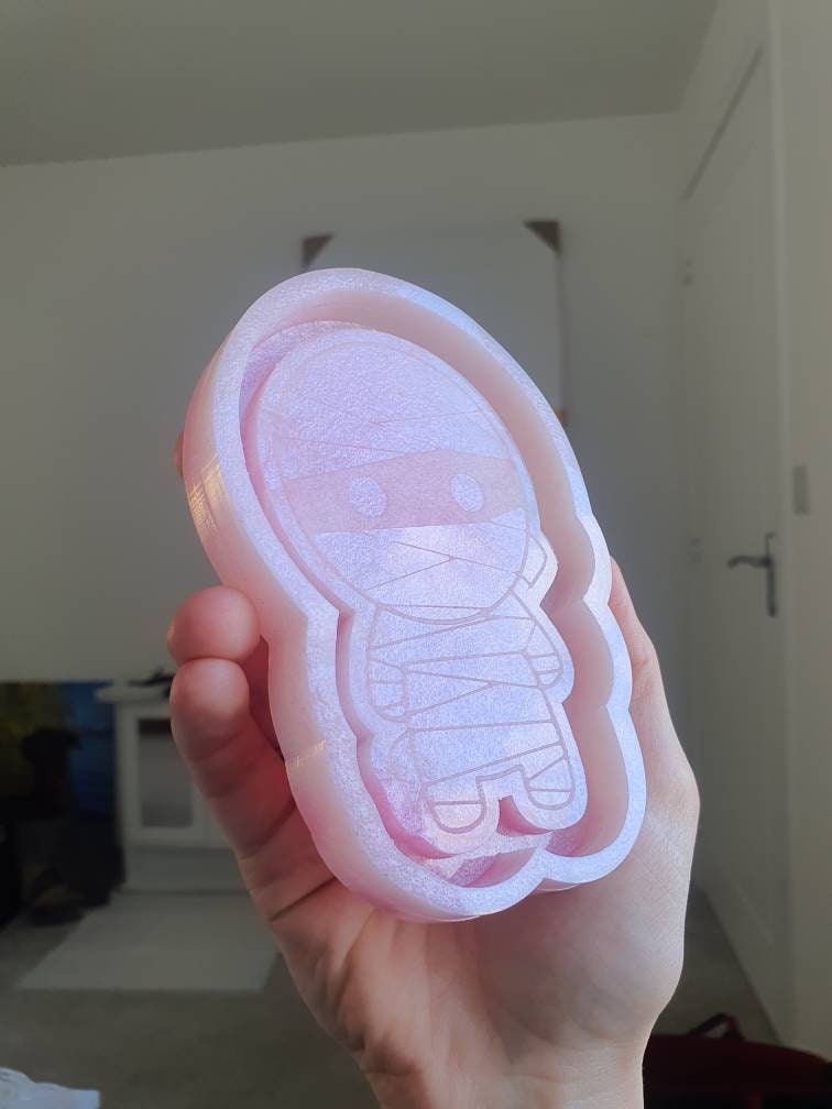 5 inch Mummy Tray Silicone Mould