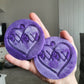3 inch XOXO Heart Earrings Silicone Moulds