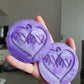 3 inch XOXO Heart Earrings Silicone Moulds