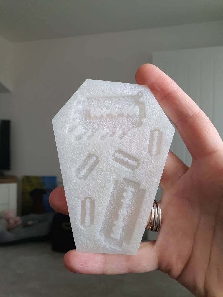 Razor Blades Silicone Mould