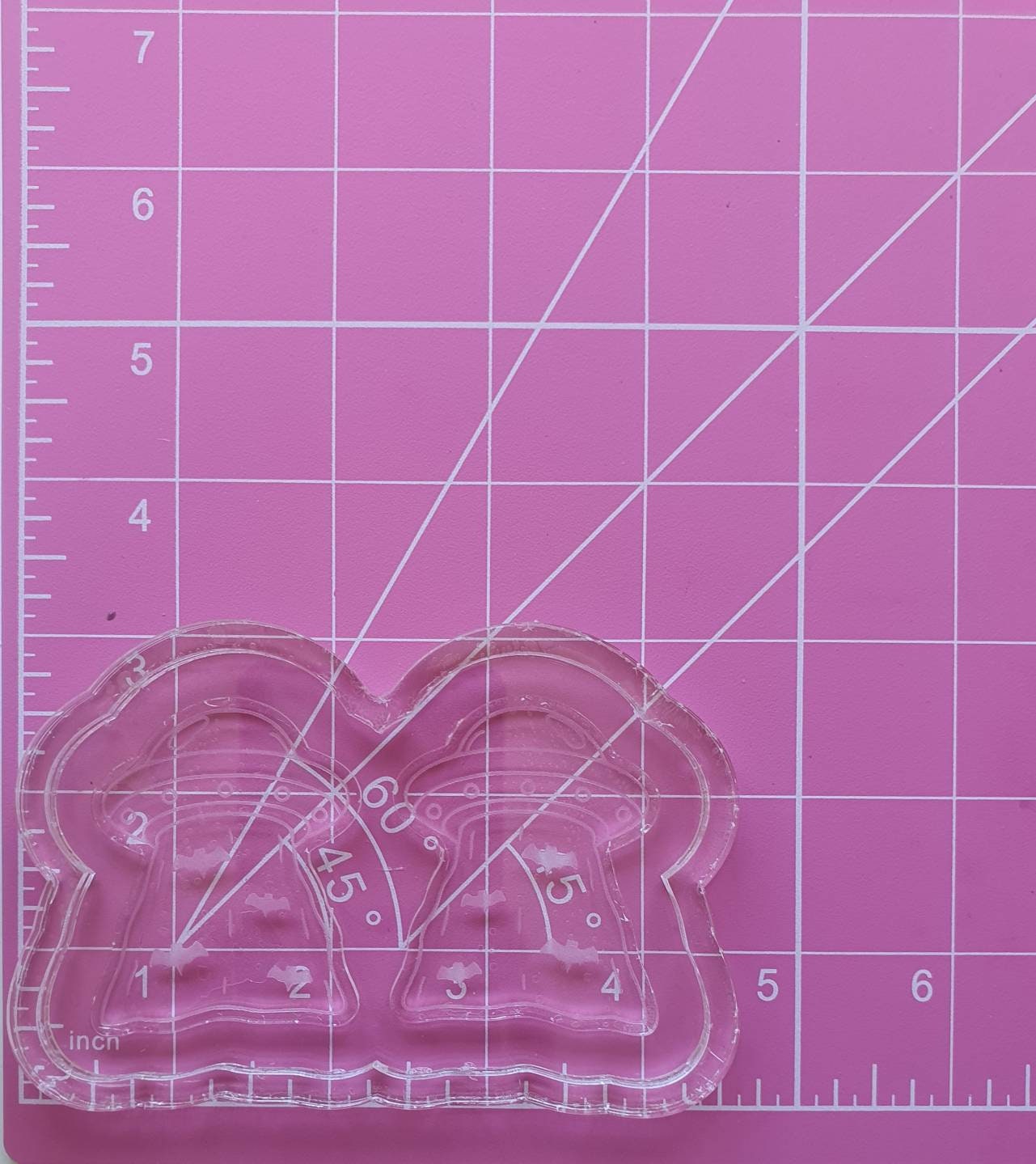 2 inch Bats Abduction UFOs Silicone Mould