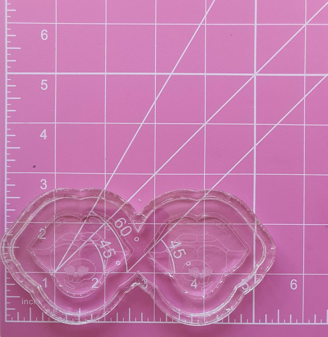 2 inch Skull Tongues Silicone Mould