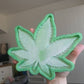 7.5 inch Weed Leaf Tray Silicone Mould