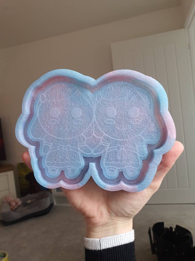 7 inch Twins Tray Silicone Mould