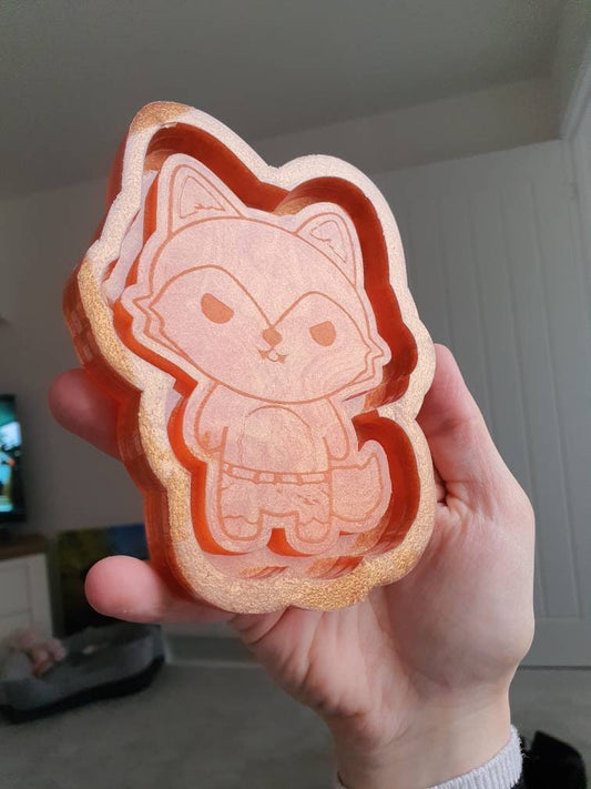 5 inch Fox Tray Silicone Mould