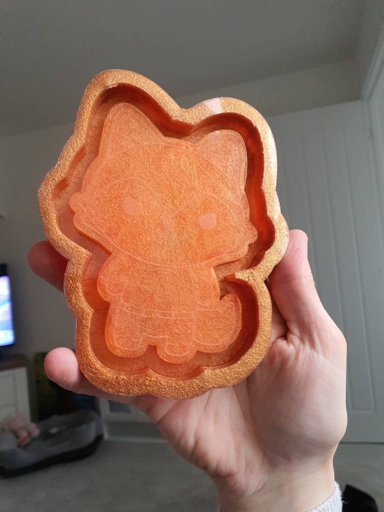 5 inch Fox Tray Silicone Mould
