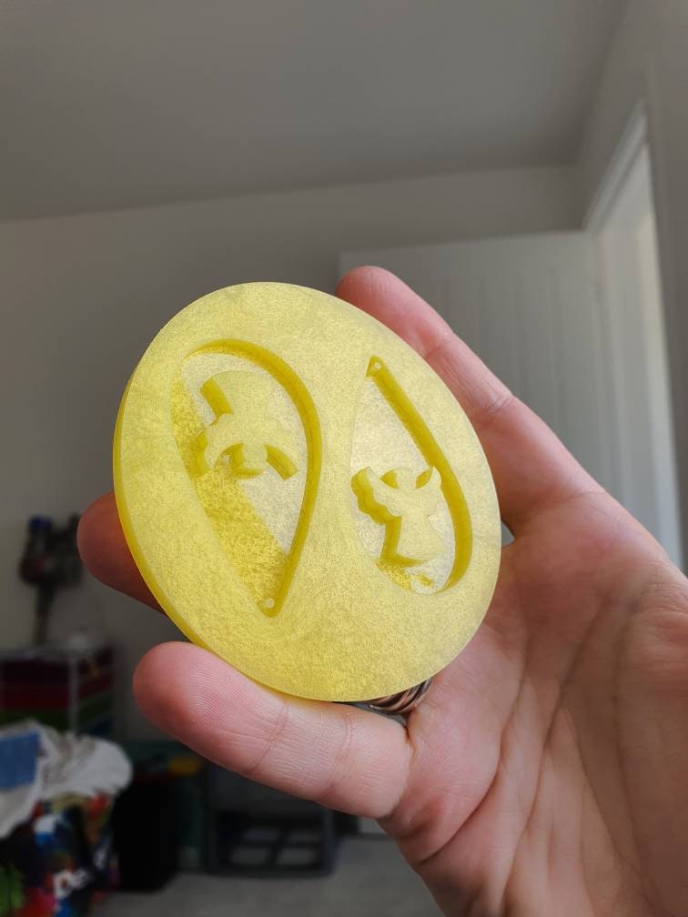 2 inch Christmas Angel Teardrop Earrings Silicone Mould