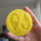 2 inch Christmas Angel Teardrop Earrings Silicone Mould