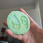 2 inch Christmas Holly Teardrop Earrings Silicone Mould