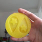 2 inch Star Teardrop Earrings Silicone Mould