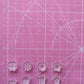 0.5 inch Flowers Pallette Set 1 Silicone Mould