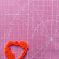 2 inch Geometric Floral Heart Silicone Moulds