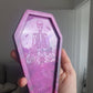 6.5 inch Floral Skeleton Coffin Silicone Mould