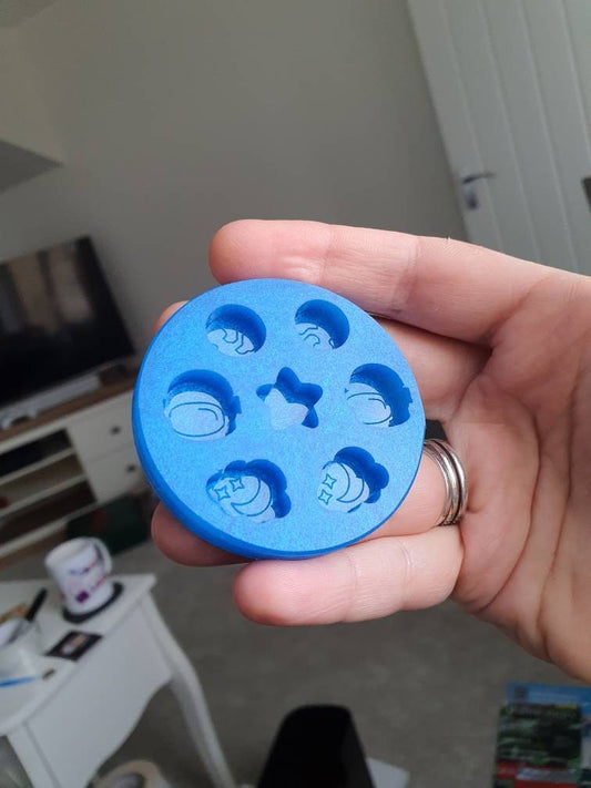 0.6 inch Space Bits 1 Silicone Mould