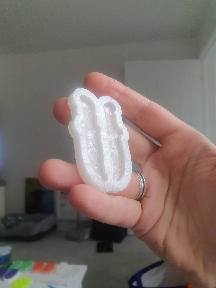 2 inch Ghost Knifes Silicone Mould