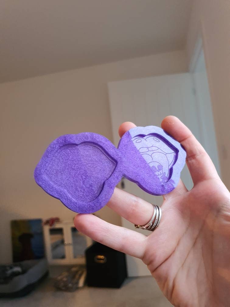 2 inch Skull Tongues Silicone Mould