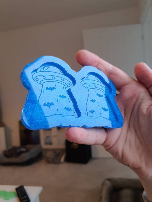 2 inch Bats Abduction UFOs Silicone Mould