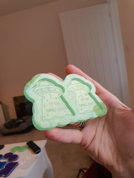 2 inch Out Of This World UFOs Silicone Mould