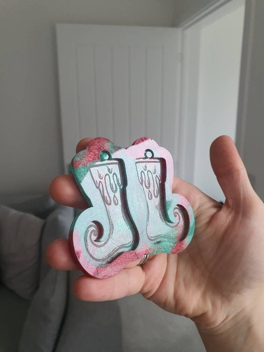 2.5 inch Christmas Elf Shoes Silicone Mould