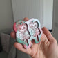 2.5 inch Spooky Christmas Lollipops Silicone Mould