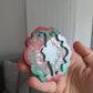 2.5 inch Christmas Bats In Santa Hats Silicone Mould