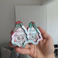 2.5 inch Spooky Cute Christmas Trees Silicone Mould