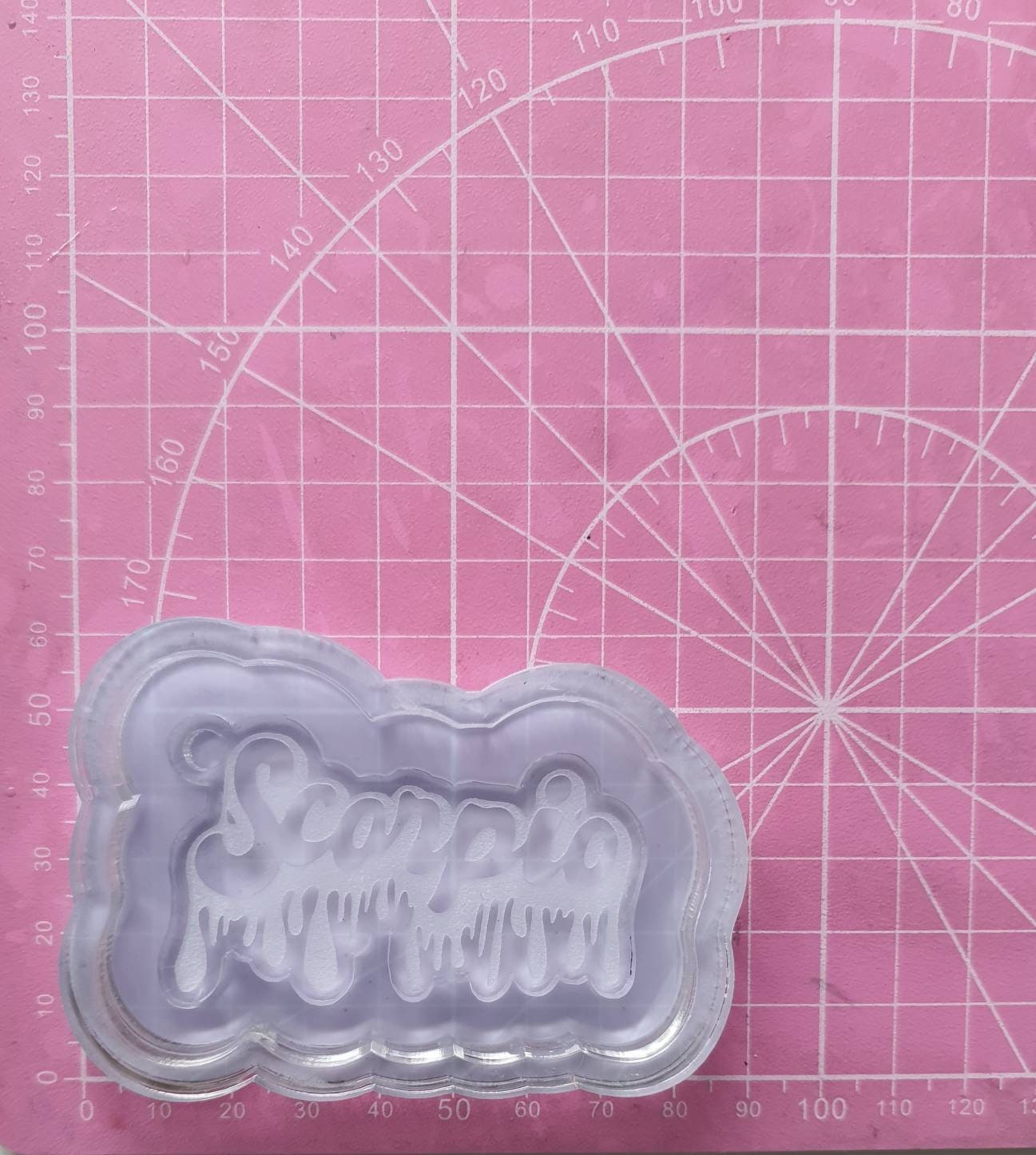 Dripping Scorpio Keyring Silicone Mould