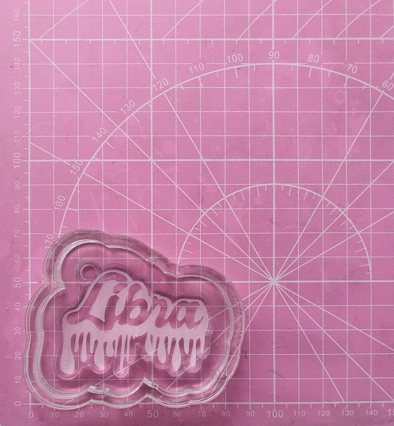 Dripping Libra Keyring Silicone Mould