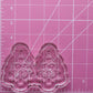 2.5 inch Spooky Cute Christmas Trees Silicone Mould