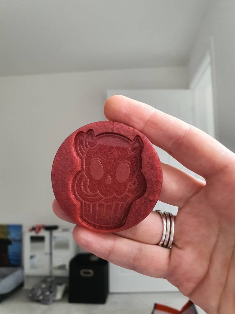 2 inch Devil Skull Cupcake Silicone Mould